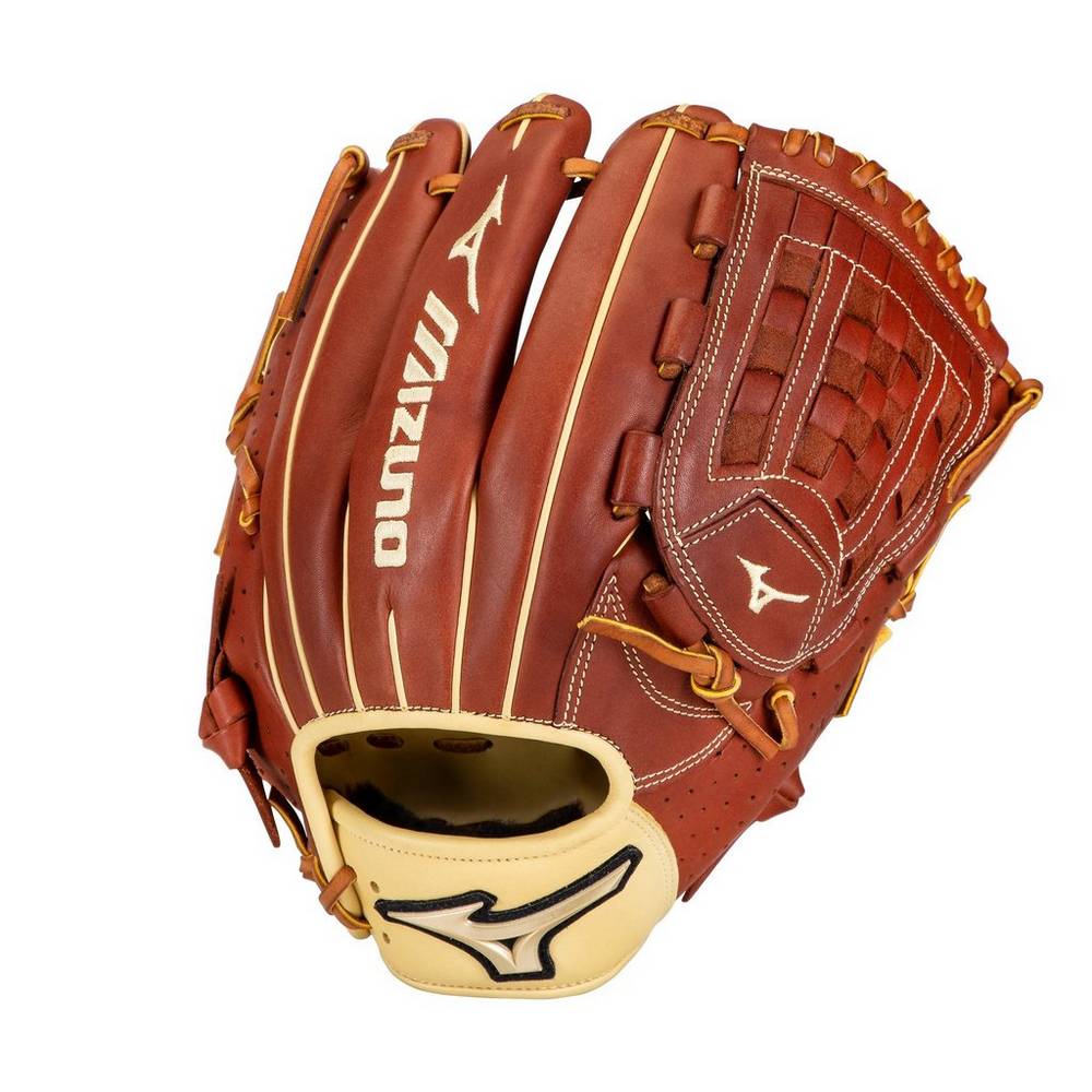 Guanti Mizuno Baseball Prime Elite Pitcher 12" Uomo - Marroni - 54286-RQXK